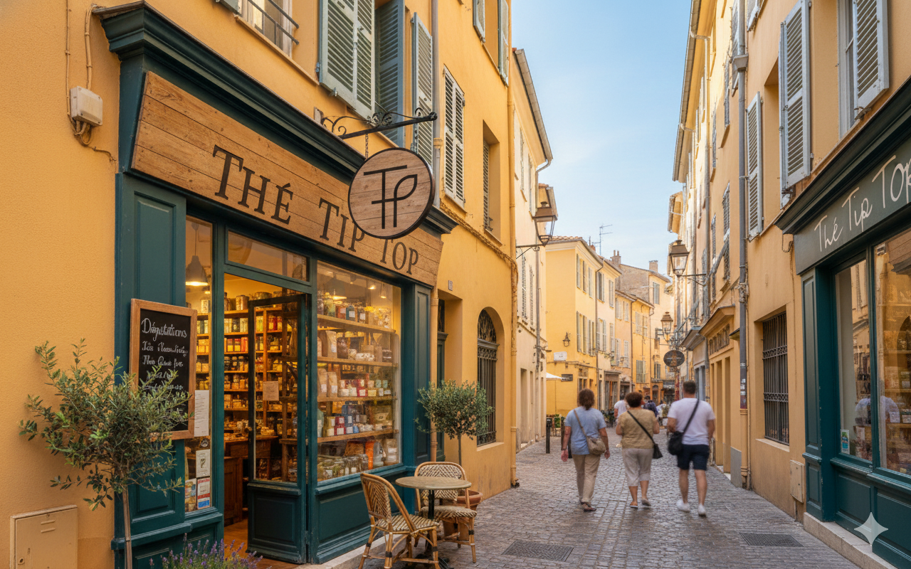 Notre boutique Thé Tip Top à Nice